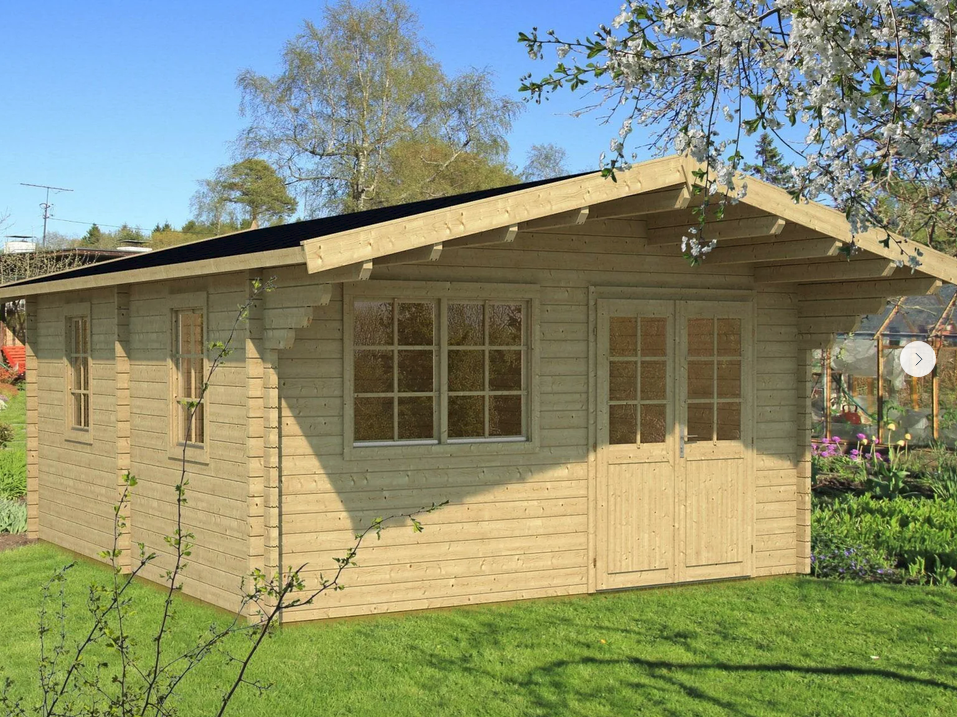 Commercial ENZO E 5.0x6.0m Log Cabin in Lincolnshire