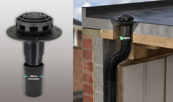 Introducing SPoutlet – The New Rainwater Outlet for Single Ply Roofs