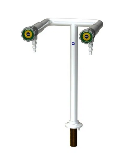 Two Way Pillar Bib Tap With Fixed Nozzle - 900124