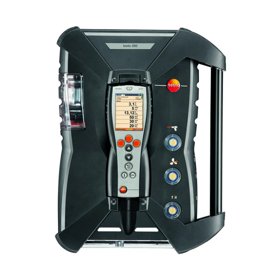 Testo 350 Portable Emissions & Combustion Analyser