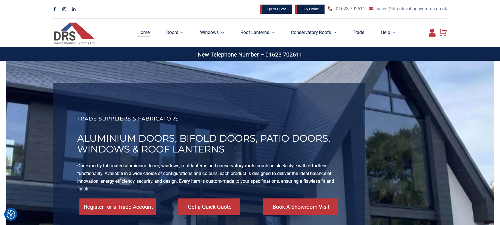 Direct Roofing Systems Ltd Website Screenshot 001