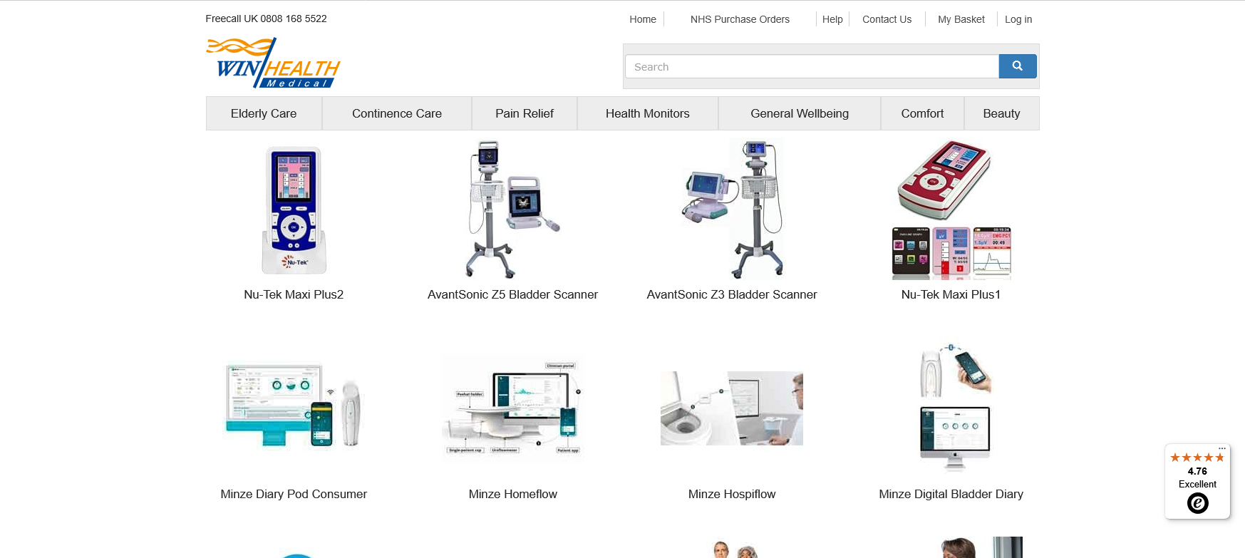 Win Health Medical Ltd Website Screenshot 001