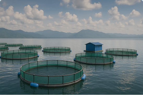 Aquaculture Nets for Fish Farms