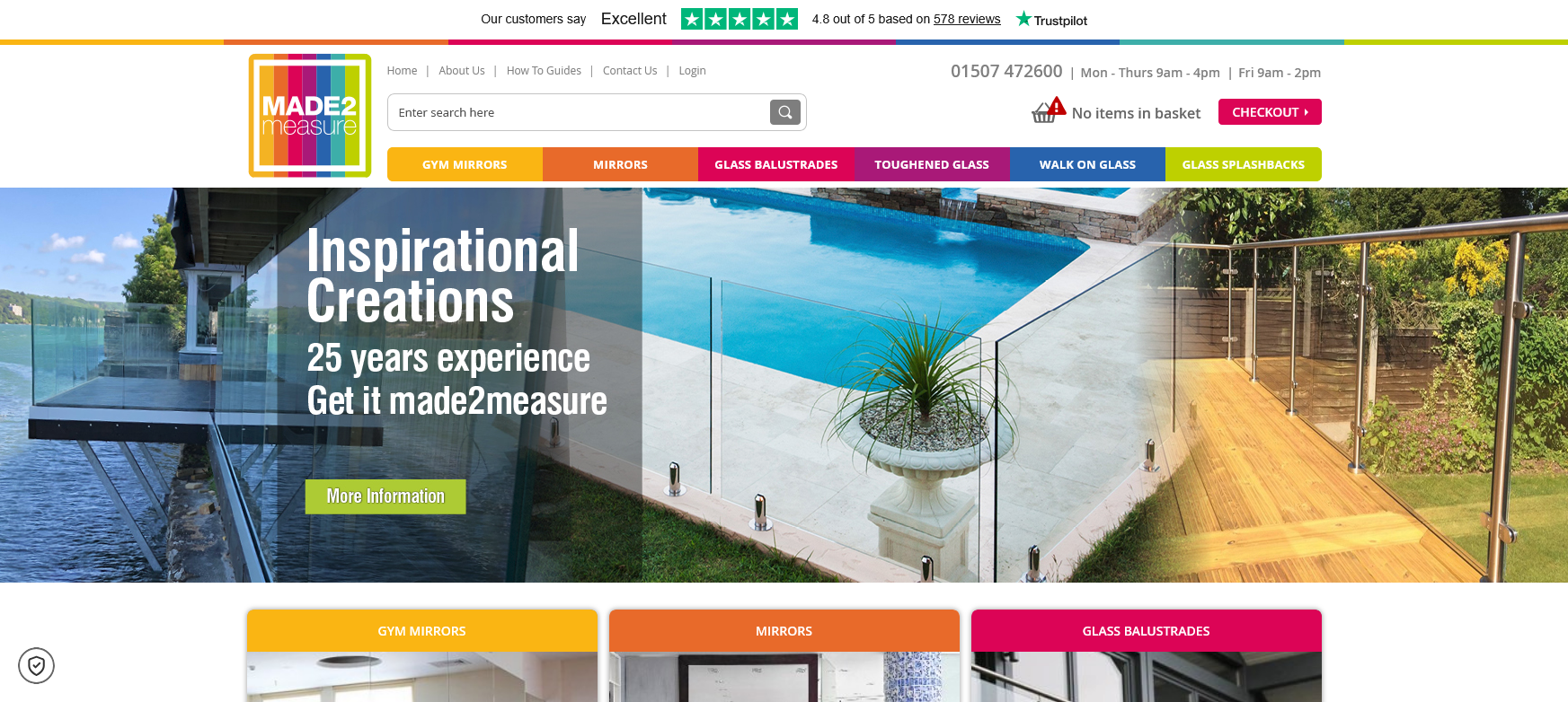 Made2Measure Website Screenshot 001