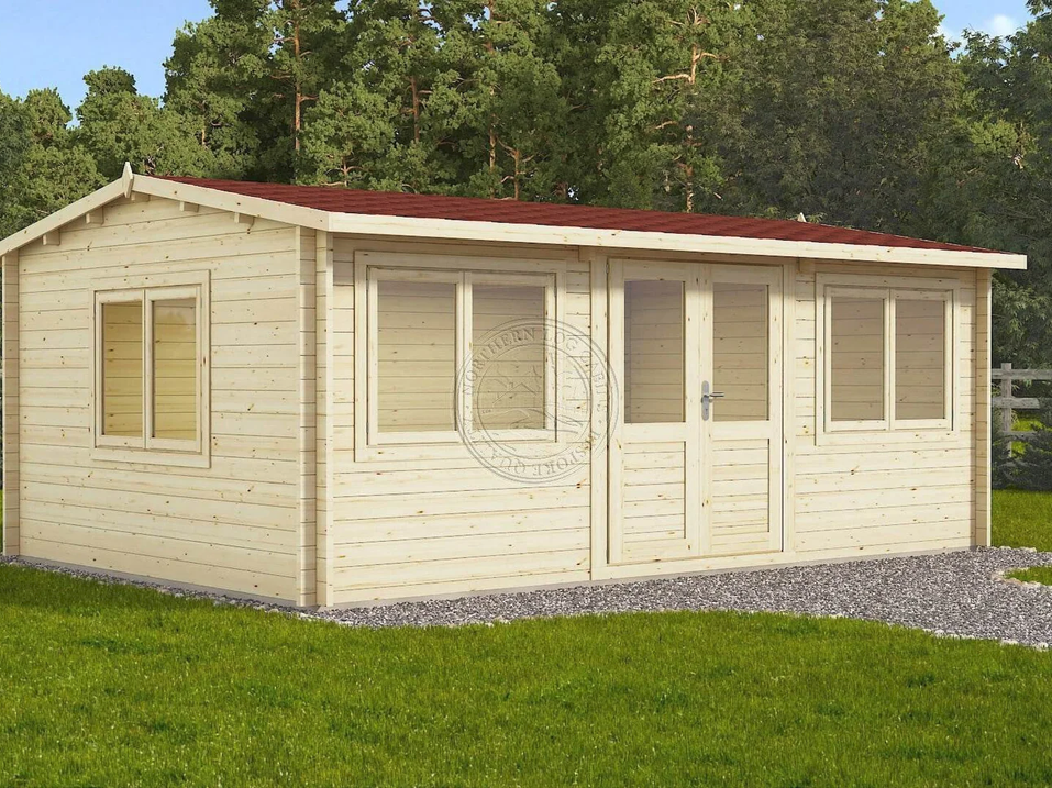 Commercial Log Cabin OSLO 6m x 4m in Market Rasen