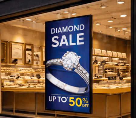 Digital Window Displays for Shops & Businesses