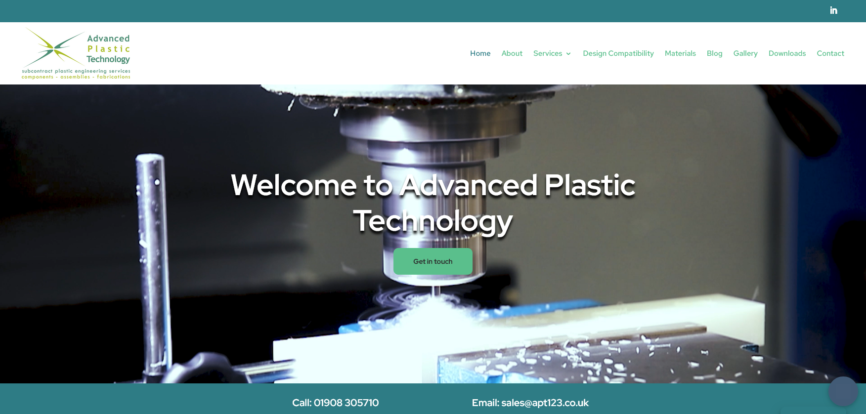 Advanced Plastic Technology Website Screenshot 001