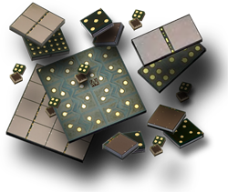 A group of Broadcom NUV-MT silicon photomultipliers
