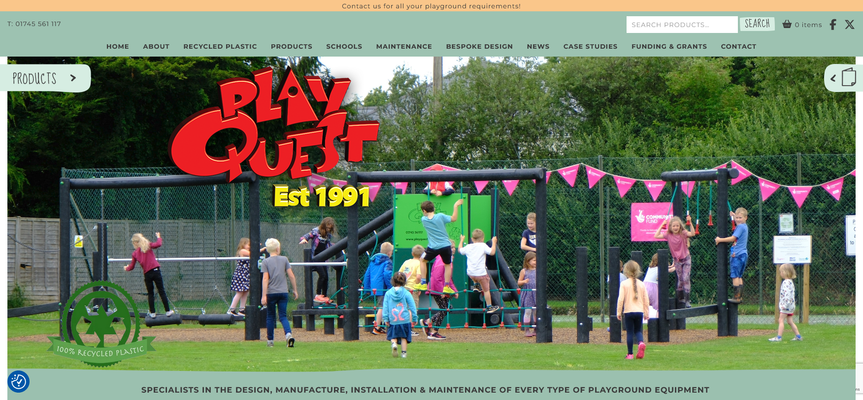 PlayQuest Adventure Play Ltd Website Screenshot 001