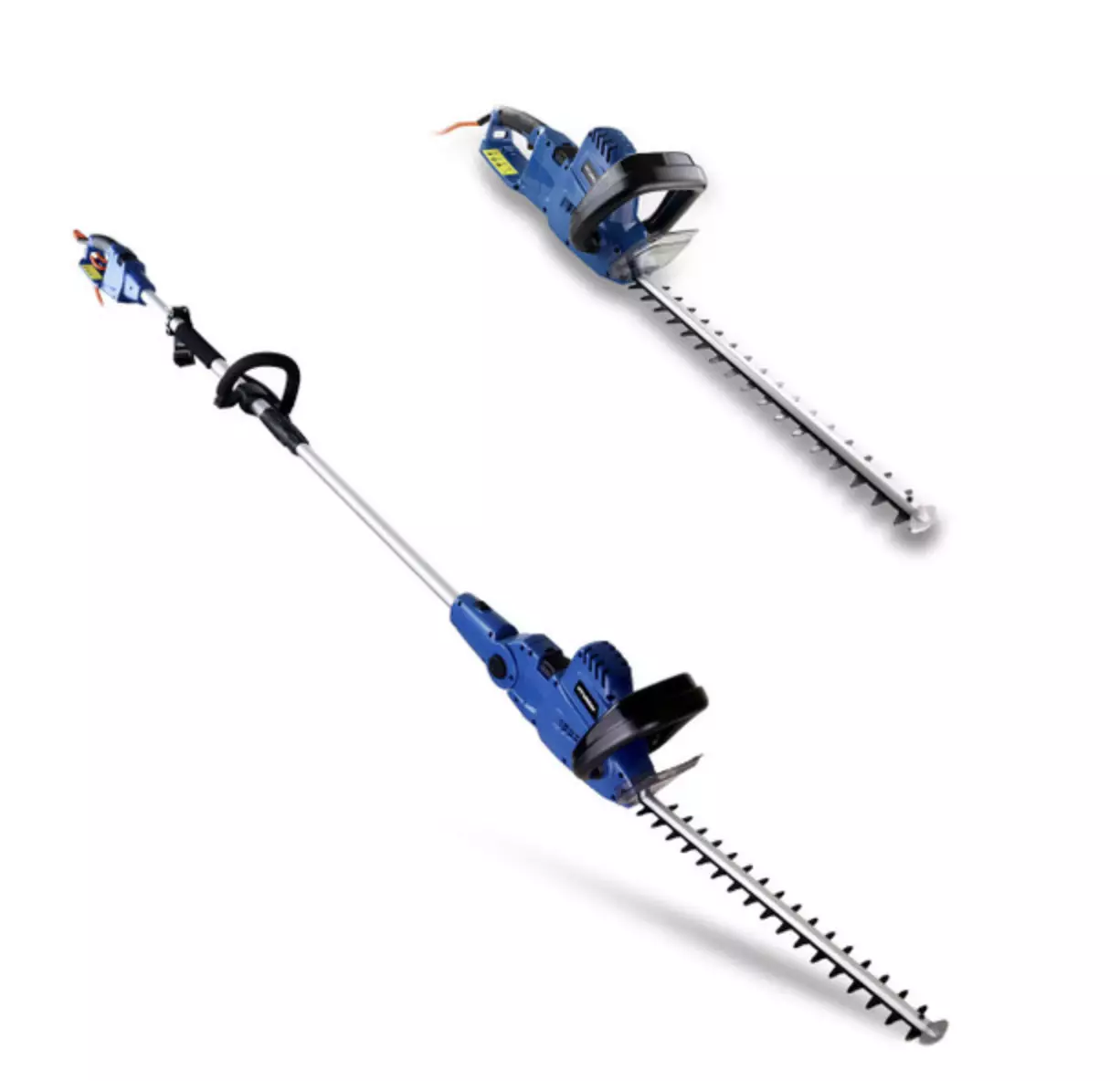 Hyundai 550W 450mm 2-in-1 Convertible Corded Electric Pole Hedge Trimmer/Pruner | HYP2HT550E