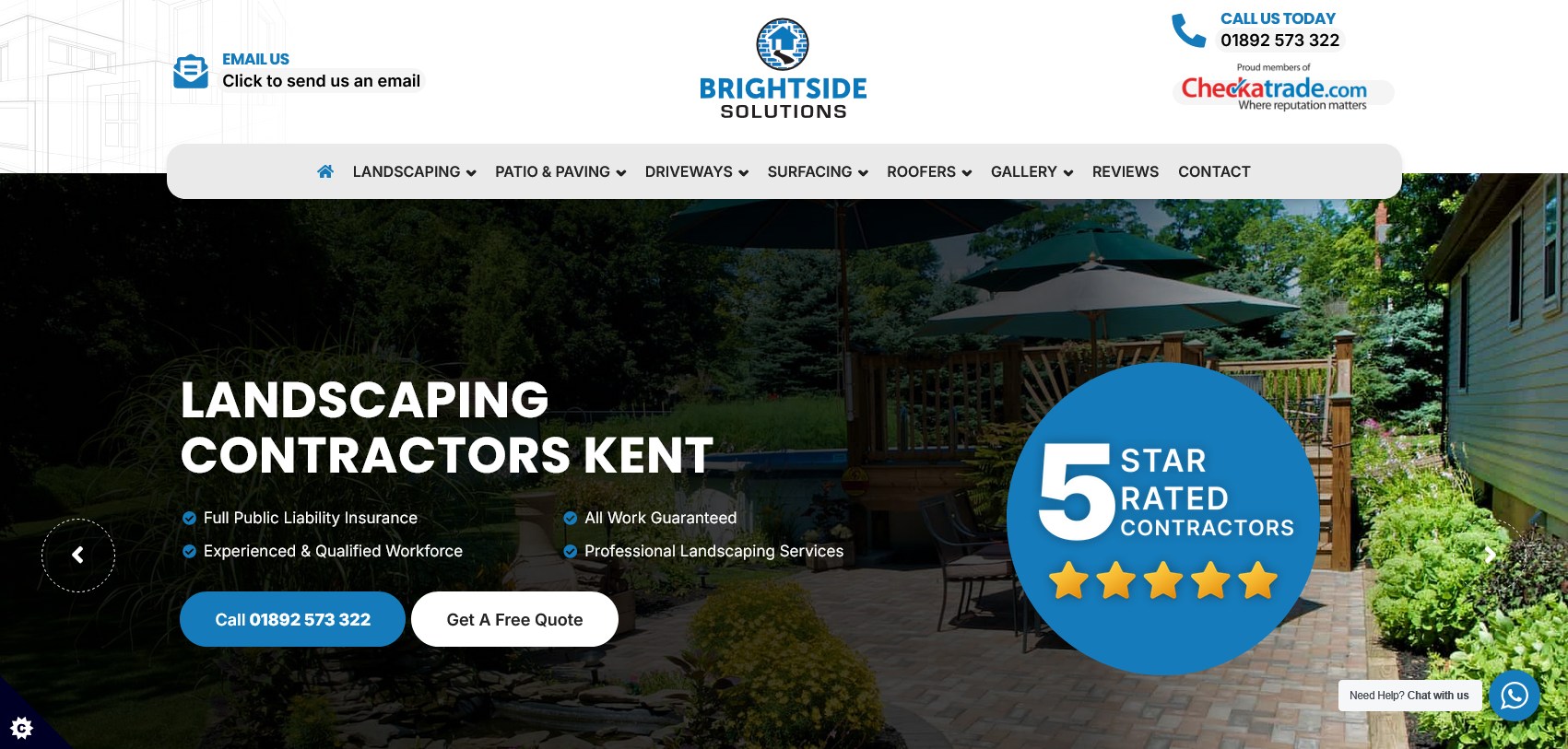 Brightside Solutions Website Screenshot 001