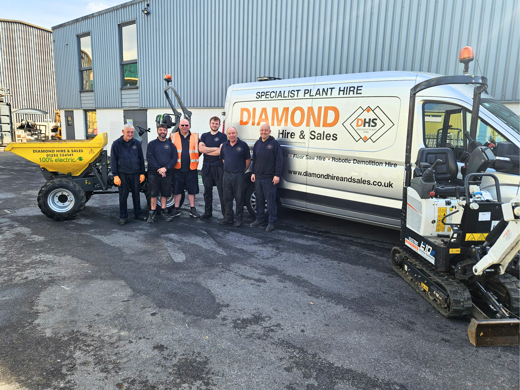 Diamond Hire & Sales Workshop Team