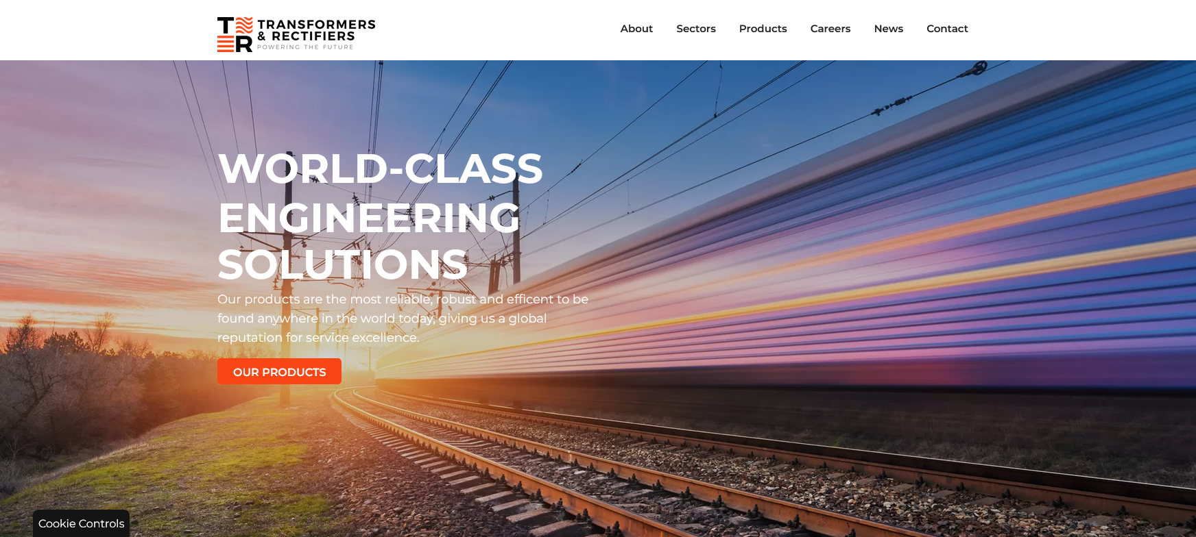 Transformers & Rectifiers Website Screenshot 001