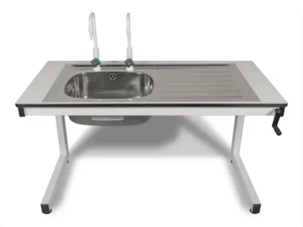 1200mm Height Adjustable Sink Bench