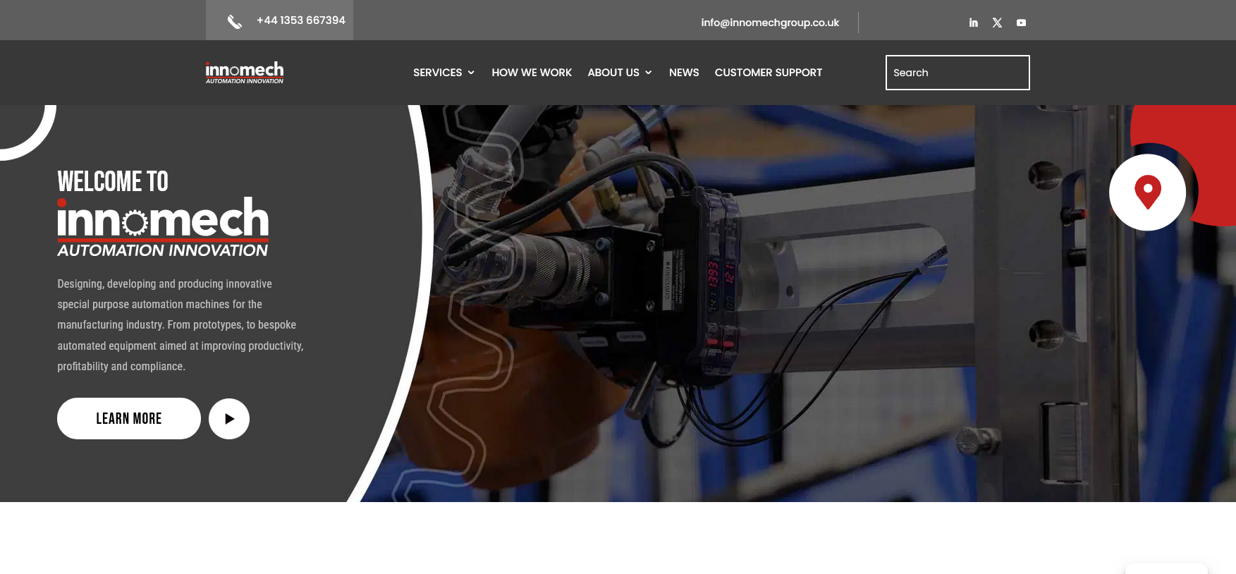 GB Innomech Ltd Website Screenshot 001