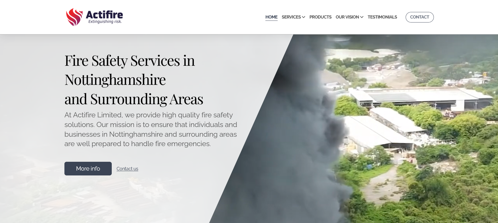 Actifire Website Screenshot 001