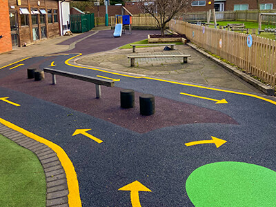 Surfacing Markings Wetpour