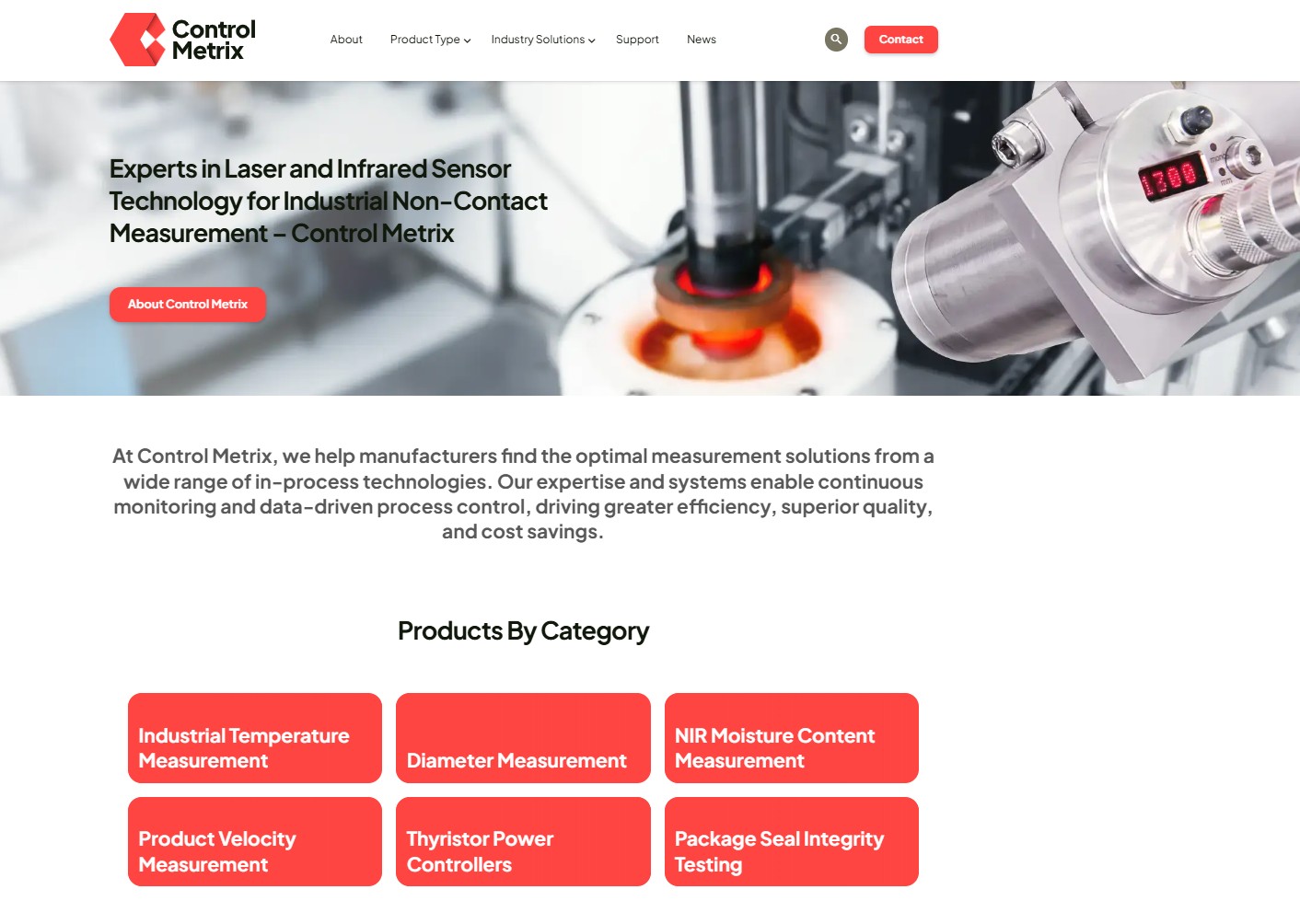 Control Metrix Homepage