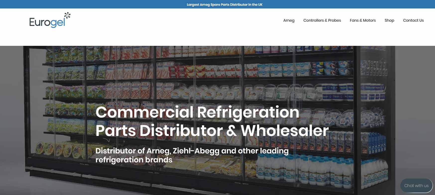 Eurogel Ltd Website Screenshot 001