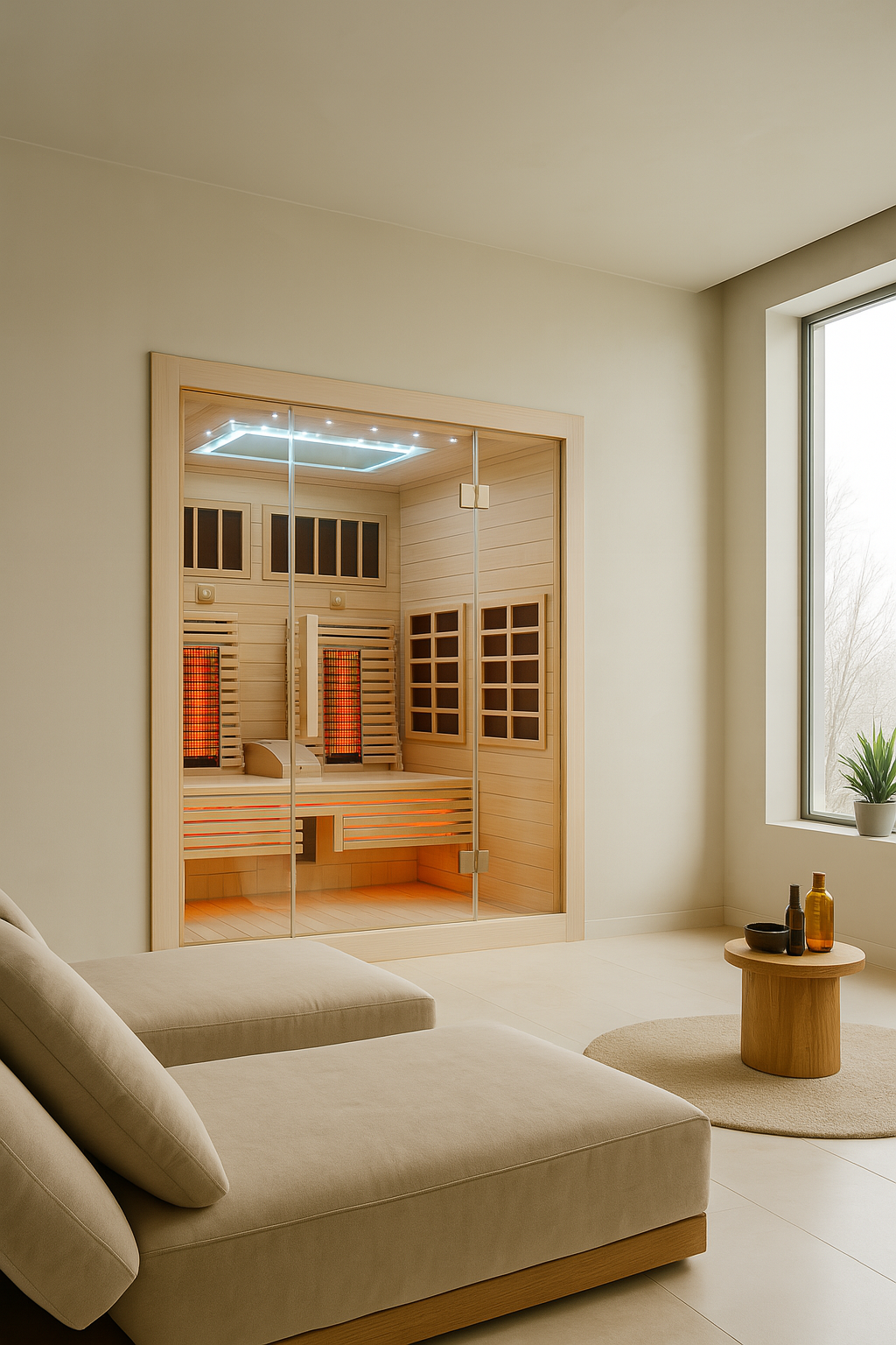 In-Built Relax Infrared indoor sauna
