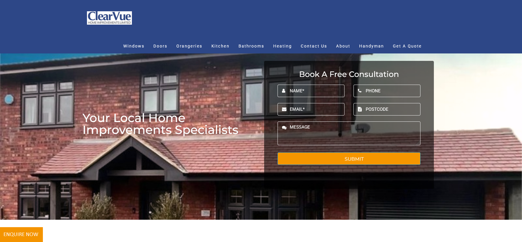 ClearVue Home Improvements Ltd Website Screenshot 001