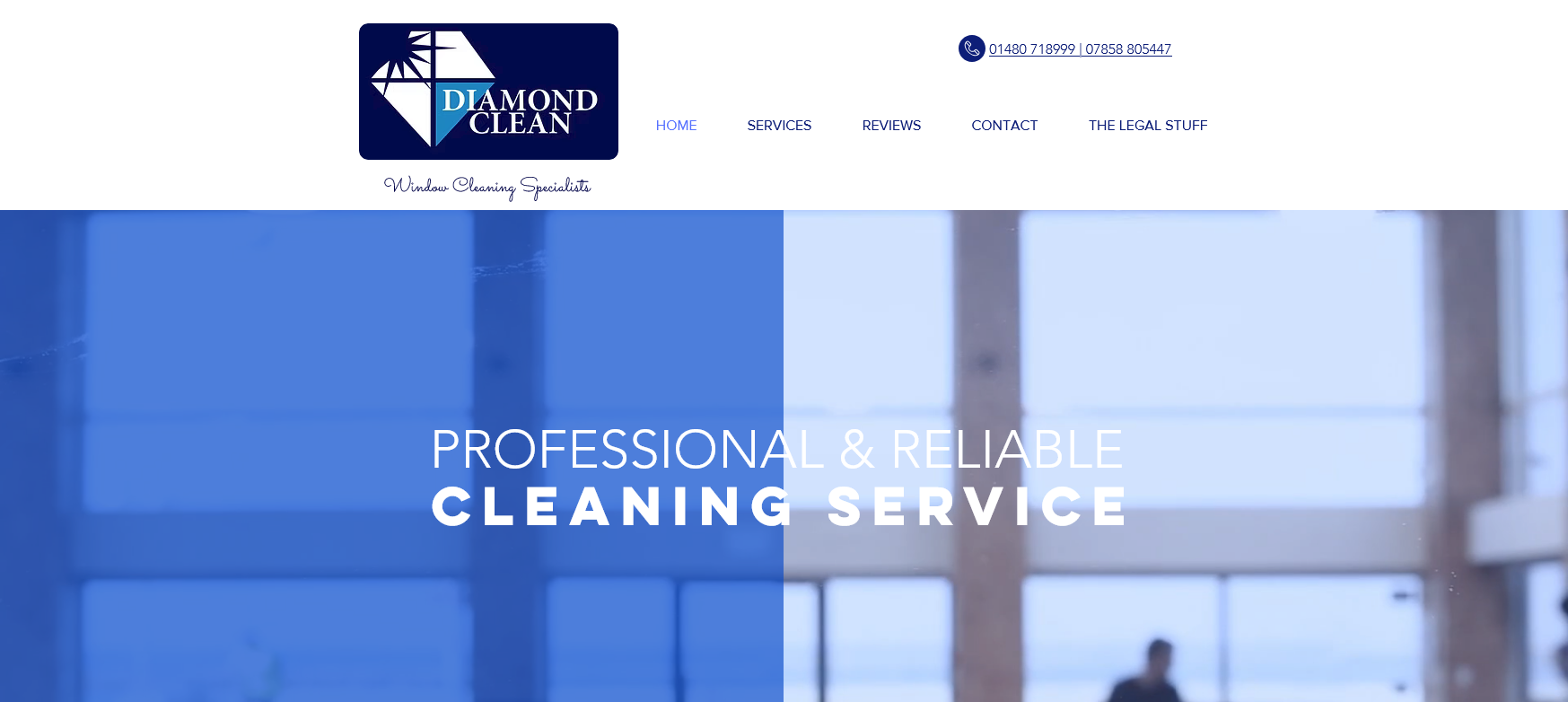 Diamond Clean Ltd Website Screenshot 001