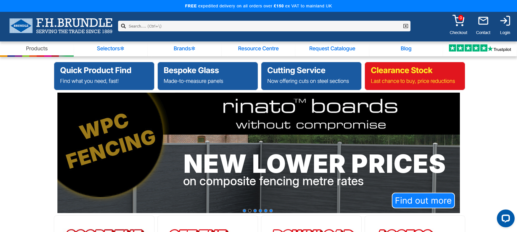 FH Brundle Website Screenshot 001