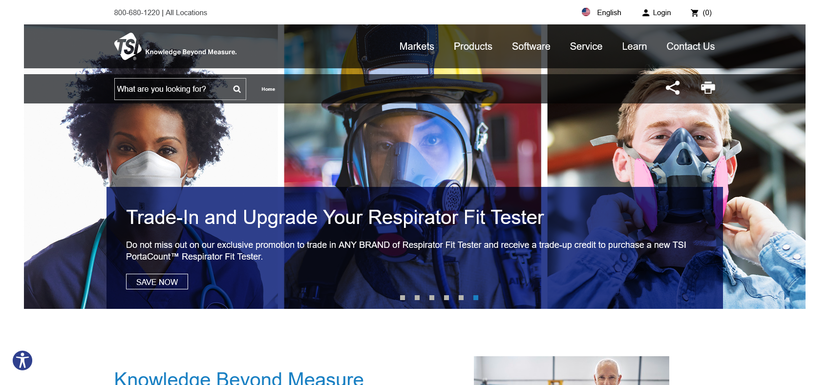 TSI Instruments Ltd Website Screenshot 001