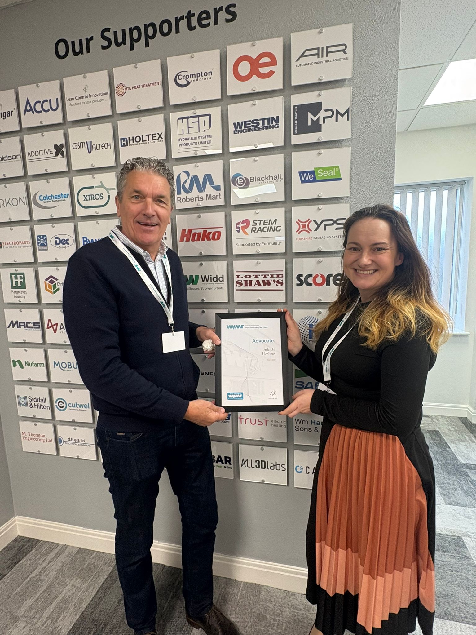 Adelphi Champions British Manufacturing as WYMS’ First Advocate