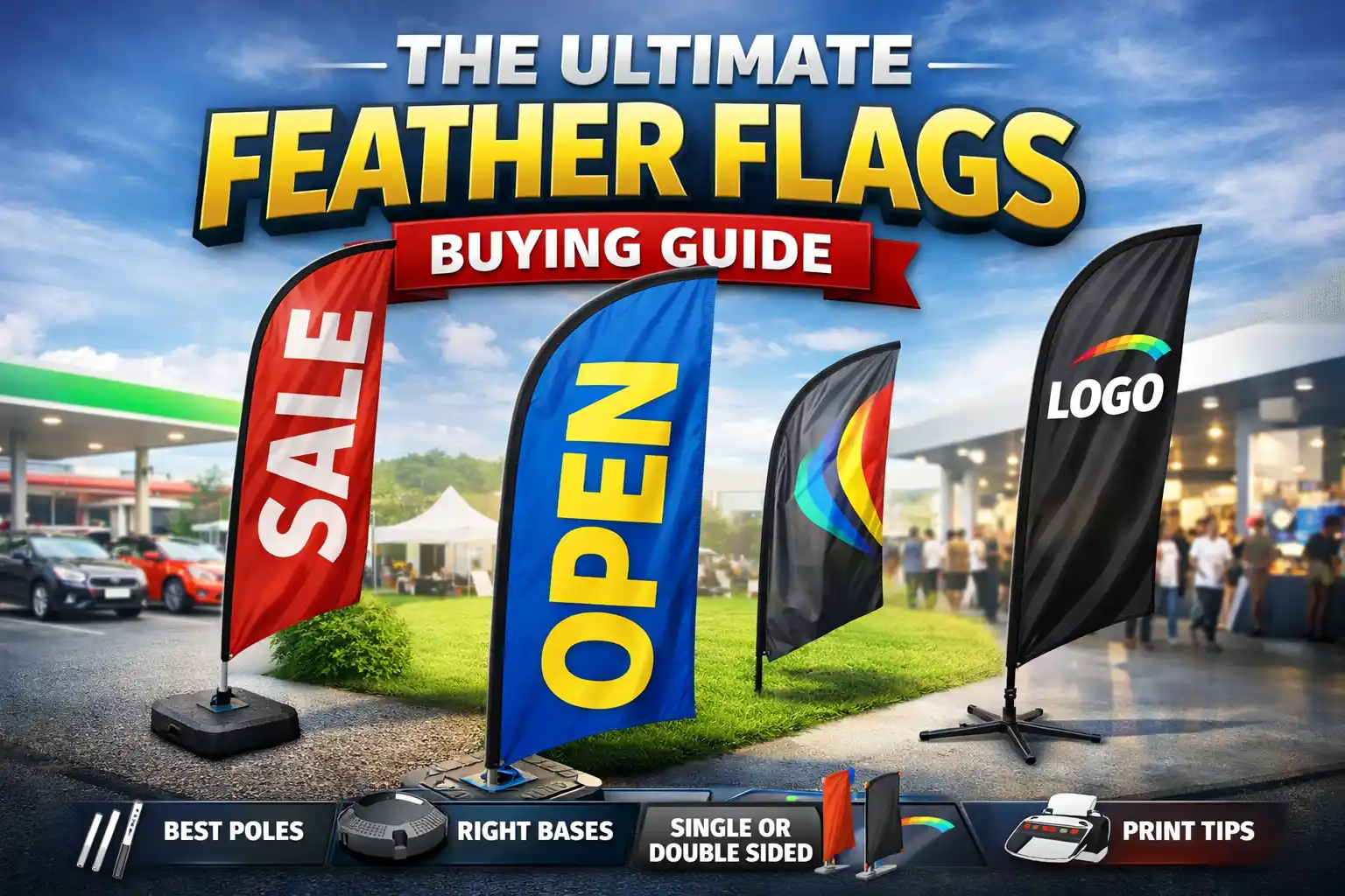 Sailflags Launches the Ultimate Feather Flags Buying Guide for UK Businesse