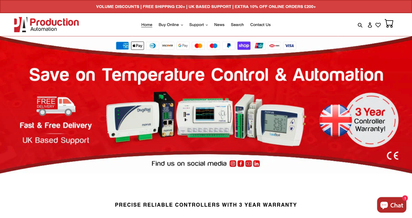 Production Automation Ltd Website 001