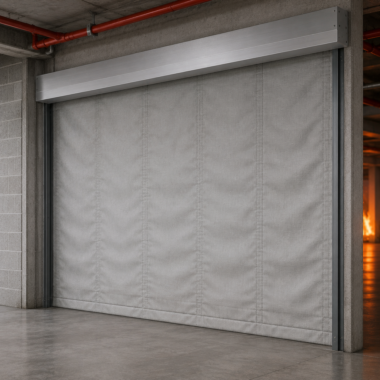Passive Fire Curtain