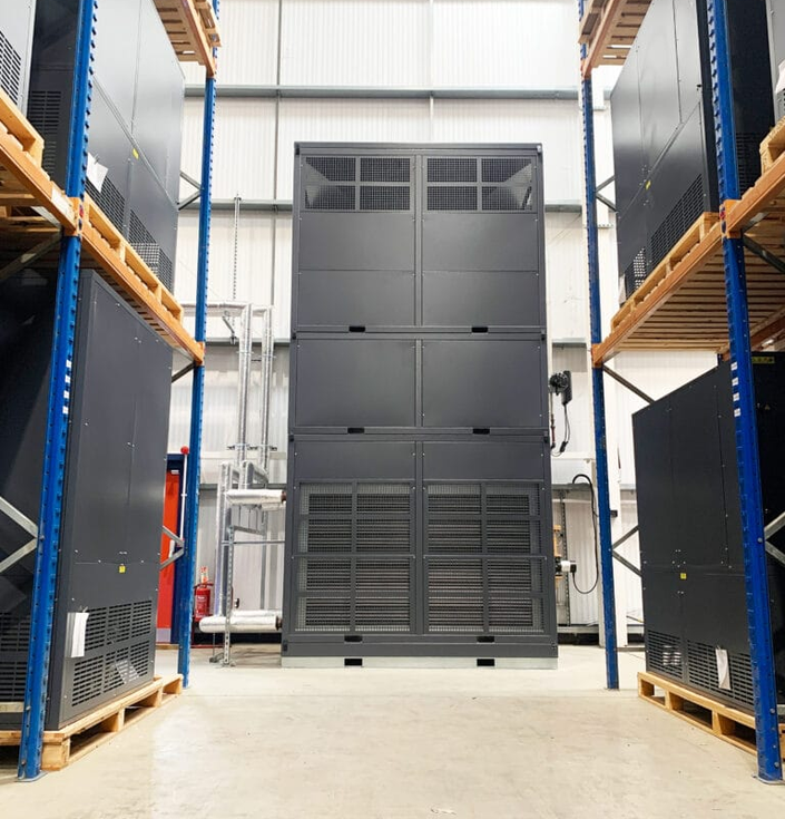 Case Studies: Hybrid Air Rotation & Heat Pump Climate Control – Powrmatic Warehouse