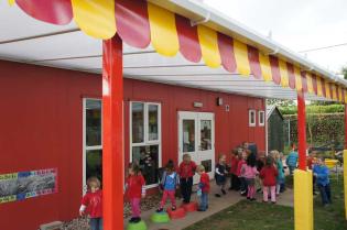 Bramford Pre-School celebrates new canopy
