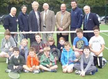 Roger Draper opens new courts