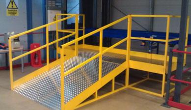 Raised Work Platform and Ramp