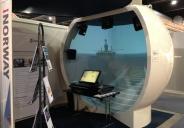 OSC double skin GRP simulation dome at Nor Shipping Exhibition