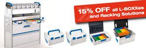 Sortimo Webshop, L-BOXXes, Racking