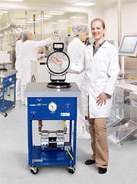 Portable Degas System pulls 29" HG Vacuum in small footprint