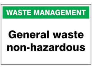 Waste Management sign