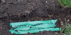 underground warning tape, construction tapes