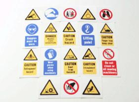 Industrial Equipment Safety Marking from Label Source