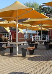 Decking at Godalming College