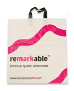 Plastic Flexi Loop Handle Carrier Bags