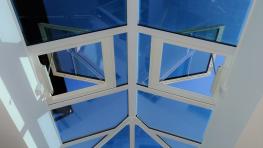 Roof lantern with kato window openers