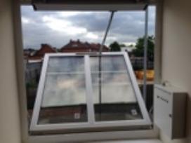 Smoke Vent Stairwell Installation