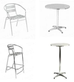 Get your 2016 summer event ready with our new range of aluminium furniture.