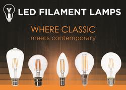 Venture launches contrmporary led filament lamp range