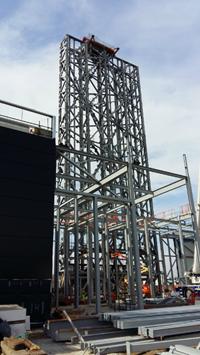 Galvanizing frim celebrates its heaviest ever job