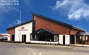 Dura Cladding Chosen by DBP Home Improvements for New Purpose Built Showroom in North Wales 